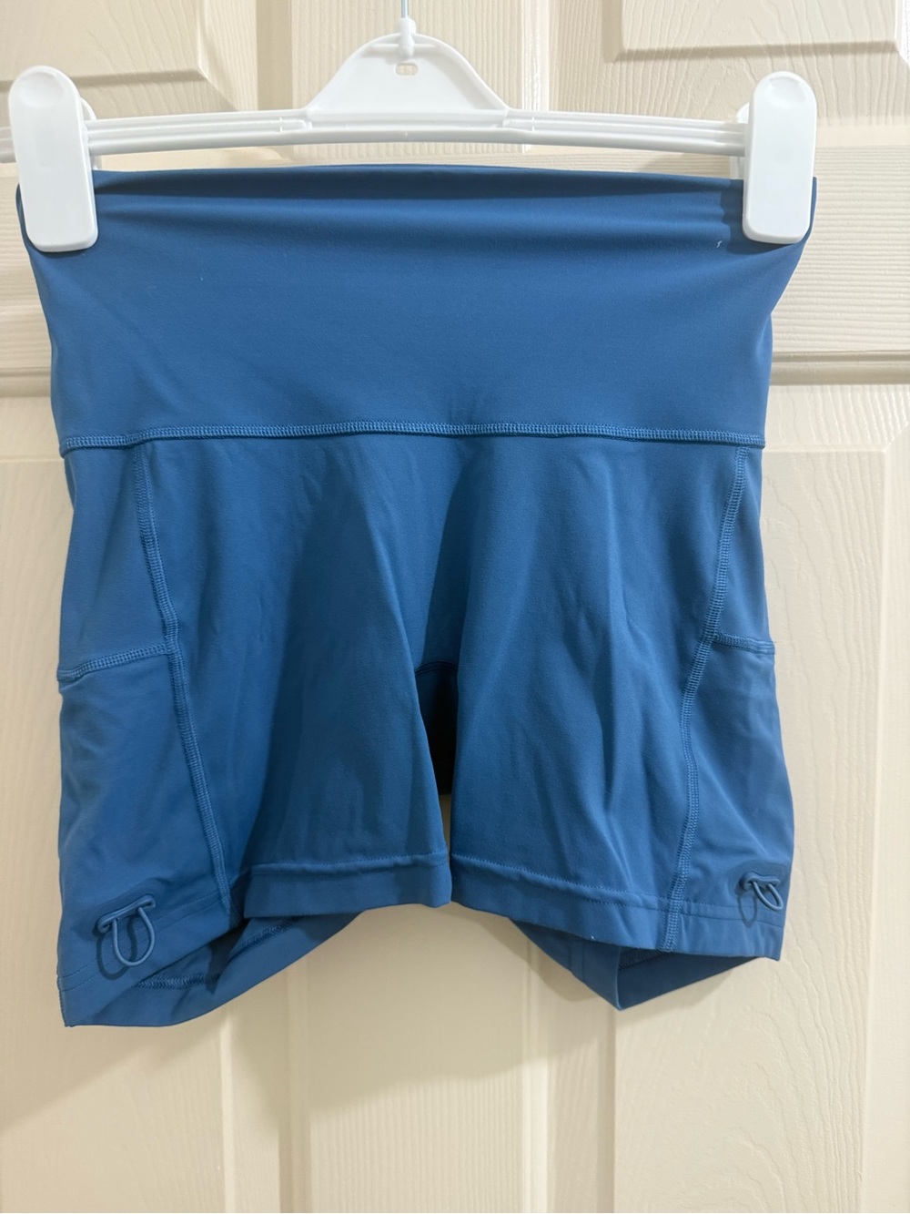 Gymshark High-Rise Athletic Shorts in Blue